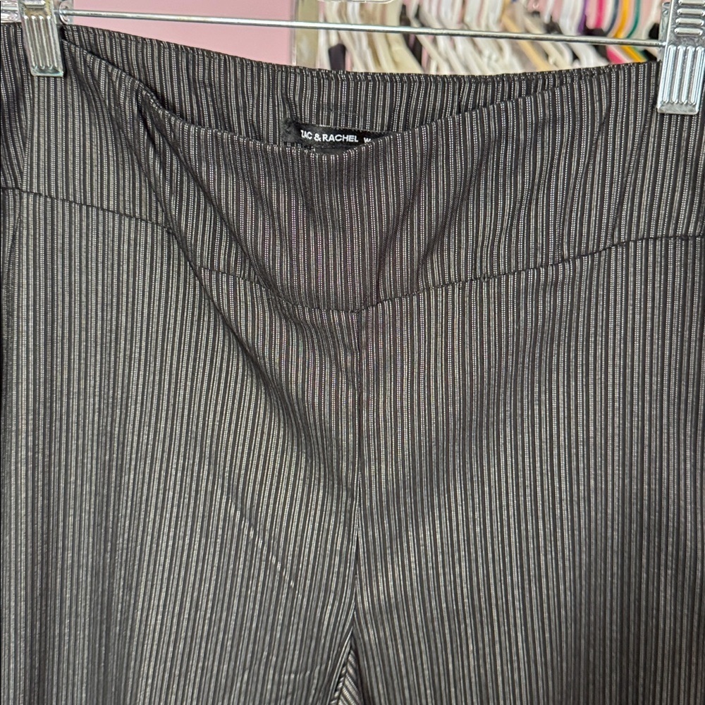 Zach & Rachel woman ultimate fit pull on pants size 16 W black gray - Picture 3 of 6